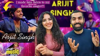 🇮🇳 FIRST TIME  ARIJIT SINGH ❤️ Soulful performance at Mirchi Music Awards  Reaction by foreigners [upl. by Ahsatniuq955]