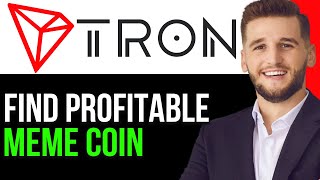 HOW TO FIND PROFITABLE MEME COINS TRON STRATEGY 2024FULL GUIDE [upl. by Yggep]