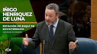 0802  Intervención de ÍÑIGO HENRÍQUEZ DE LUNA sobre MEDIDAS para MANTENER el ESQUÍ en NAVACERRADA [upl. by Lawson811]