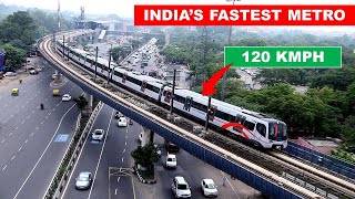 Indias fastest metro Airport Express  New Delhi to airport in 15 minutes  Papa Construction [upl. by Angus]