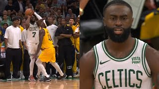 Jaylen Brown hits INSANE 3 to force OT in Game 1 vs Pacers 😱 [upl. by Hedva195]