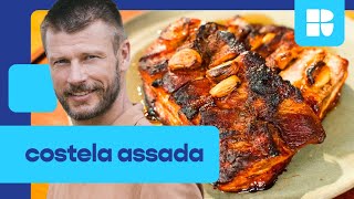 Costela suína assada com páprica e melaço  Rodrigo Hilbert  Tempero de Família [upl. by Evante906]