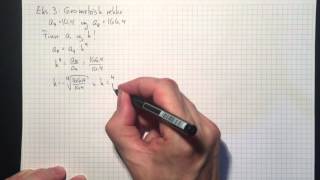 Matematikk R2 Geometriske rekker Del 1 [upl. by Annaohj]