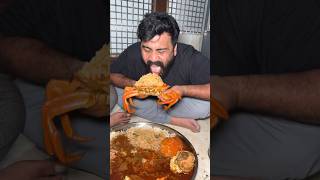 Biggest CRAB KA GOLA eating Challenge😱 BIG BITES😍🔥 shorts eating seafood crab [upl. by Marjorie]