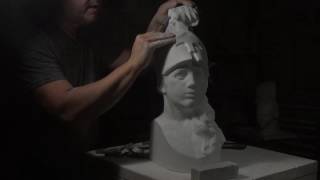 Sculpting  Direct Marble Carving 27 Day Nineteen [upl. by Oicirtap577]