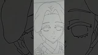 Drawing of Tamayo  Demon Slayer  anime art shorts trending viralvideo [upl. by Leafar]