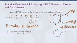 3B 23 IUPAC Nomenclature for Alkenes amp Cycloalkenes [upl. by Yoccm]