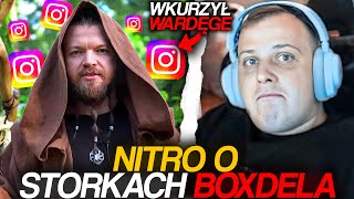 NITRO O STORKACH BOXDELA WKURZYŁ WARDĘGĘ [upl. by Ymmas]