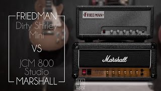 Friedman Dirty Shirley Mini vs Marshall JCM800 20W SC20H [upl. by Hgielrahc6]