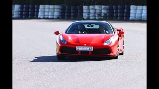 Ferrari 488 Driving Experience at Prestwold Hall  Everyman Driving [upl. by Anayia]