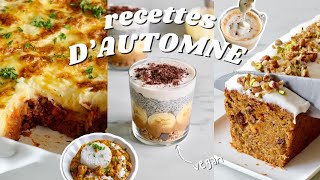 RECETTES D’AUTOMNE  Réconfortantes Vegan [upl. by Hamal]