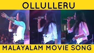 OLLULLERU Ajagajantharam Malayalam Movie Song Ashwathy New Stage Show [upl. by Deaner]