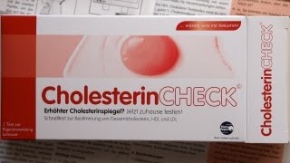 Cholesterin selbst testen CholesterinCHECK amp Apotheke VEGAN [upl. by Ingham]