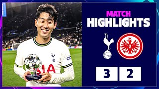 HeungMin Son scores BRILLIANT brace in Champions League THRILLER  HIGHLIGHTS  Spurs 32 Frankfurt [upl. by Amarillas]