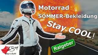 Motorradbekleidung Sommer im Test  leicht cool und trotzdem sicher [upl. by Serafine419]