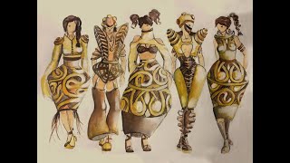 Cucuteni 2021 Coord Prof Univ Dr Paula Barbu UNArte Bucharest Fashion Design Department [upl. by Geminius148]