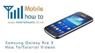 How To FactoryHard Reset  Samsung Galaxy Ace 3 [upl. by Odicalp657]