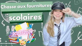 CHASSE AUX FOURNITURES SCOLAIRES 20232024  BACK TO SCHOOL  La rentrée [upl. by Quentin717]