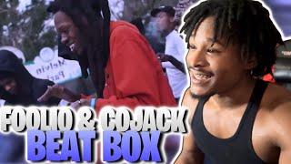 FOOLIO amp COJACK  BeatBox Official Music Video REACTION [upl. by Yeoj973]