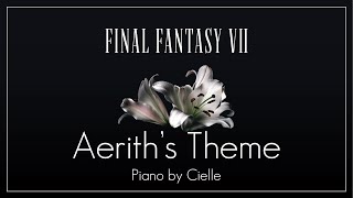 Final Fantasy VII  Aeriths Theme Easy Piano Cover  에어리스 테마 피아노 커버 [upl. by Aundrea]