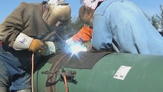 Pipeline Welding  Mainline Welding  24 Inch [upl. by Ezarras159]