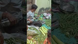 Bargaining skill at vegetable shops villagelife bargainingskills hardworkingvillagelife [upl. by Adnilym]