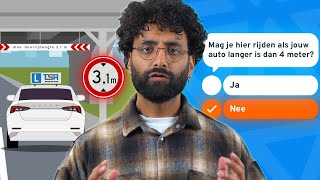 Verkeersborden Oefenen  Auto Theorie Examen Geslotenverklaring [upl. by Yrrot]