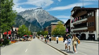 🔴 BANFF Live  Banff Downtown Walk  Canada 🇨🇦 [upl. by Rives]