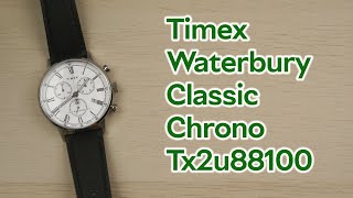 Розпаковка Timex Waterbury Classic Chrono Tx2u88100 [upl. by Annazus]