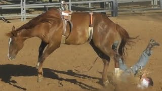 Ranch Broncs  2018 Will Rogers Range Riders Rodeo  Thursday [upl. by Hannahoj]