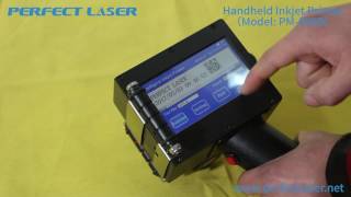 Portable Handheld Inkjet Printer Code Printing Machine [upl. by Arraeis]