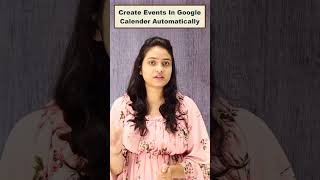 How To Add Google Calendar Events From Google Sheets Automatically shorts googlecalendar sheets [upl. by Luana835]