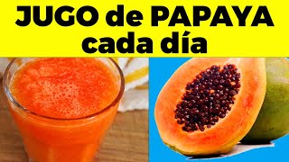 Esto te pasa por TOMAR JUGO DE PAPAYA EN AYUNO todos los días [upl. by Rosy]