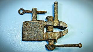 Antique Vise Restoration Video [upl. by Kendrick]