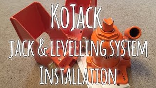 KoJack  Jack amp Levelling system  Installation onto a caravan [upl. by Ahsienahs245]