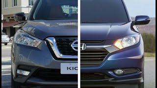 COMPARATIVO Nissan Kicks 16 SL CVT 2017 e Honda Hrv 18 Elx CVT 2017 [upl. by Rozek]