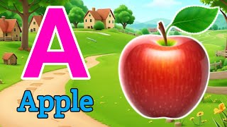 a for apple b for ball ABCD song abc phonics song a for apple क से कबूतर हिंदी वर्णमाला [upl. by Aurelea]