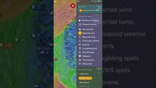 Observed weather conditions  WINDY TUTORIAL MOBILE EDITION [upl. by Daile]