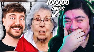 YTPH ¡Secuestré a 100 Personas de 1 a 100000000 Años  MrBeast  GoDFreddY  REACCION [upl. by Ahsek]