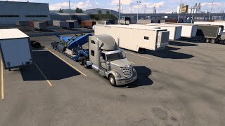 transportando ala del avion international lonestar american truck simulator [upl. by Demahum]