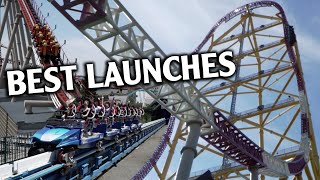 Top 10 Roller Coaster Launches in the World [upl. by Thorin]