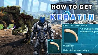 How to get Keratin  Chitin ► Ark Genesis 2 [upl. by Pentheam]