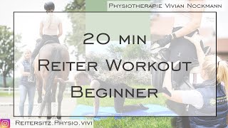 20 MIN Beginner Workout für Reiter [upl. by Addison319]