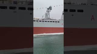 Castellammare di StabiaFincantieri18 maggio 2024Il varo della nave Atlante Marina Militare 🇮🇹🚢 [upl. by Nod]