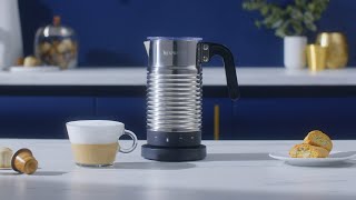 Nespresso Aeroccino 4  How to make a Cappuccino [upl. by Burkhard]