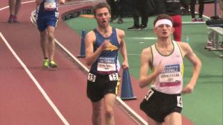 Boys Mile Race Walk  New Balance Nationals Indoor 2014 [upl. by Ahseinaj]