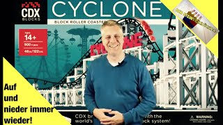 CDX Blocks Cyclone Block Roller Coaster  Wilde Fahrt oder lahmer Ritt [upl. by Arocet]