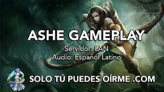 Ashe de la tribu Woad Español Latino Gameplay Resumen LAN Duo Nivel 9  Platino V [upl. by Nujra]