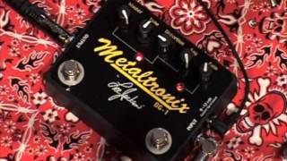 Lee Jackson Metaltronix DG1 high gain distortion guitar effects pedal demo [upl. by Blodgett]