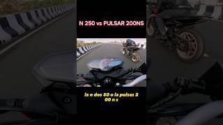 N250 vs Ns200 ns200 n250 motos [upl. by Hamrnand919]